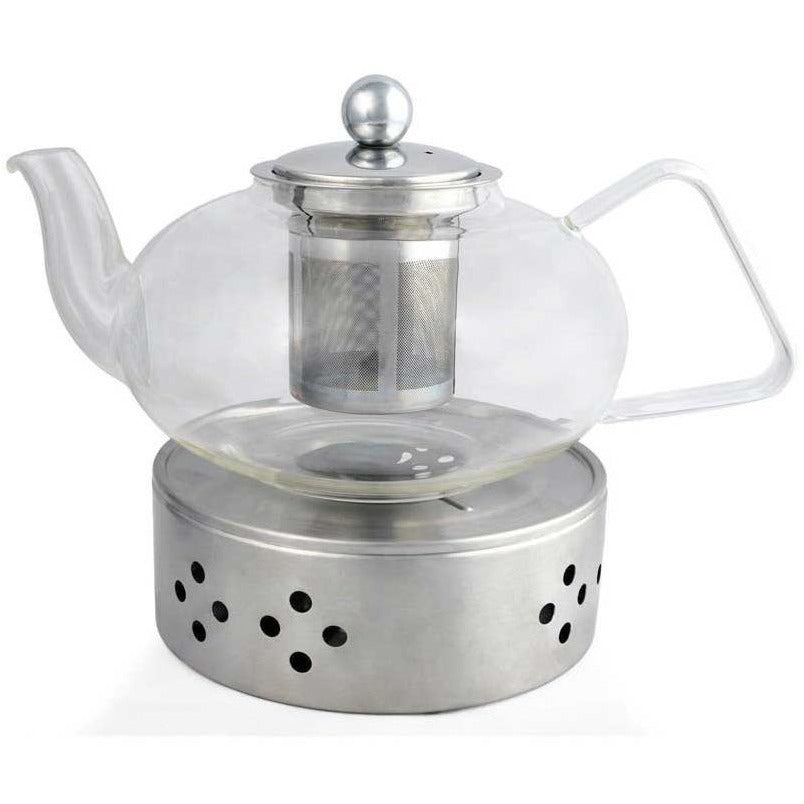 Glass Teapot With Burner Divyntea Best Tea brand in India