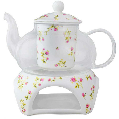 Ceramic Glass Teapot - Divyntea - A Unit Of VOGUE EXIM PVT LTD